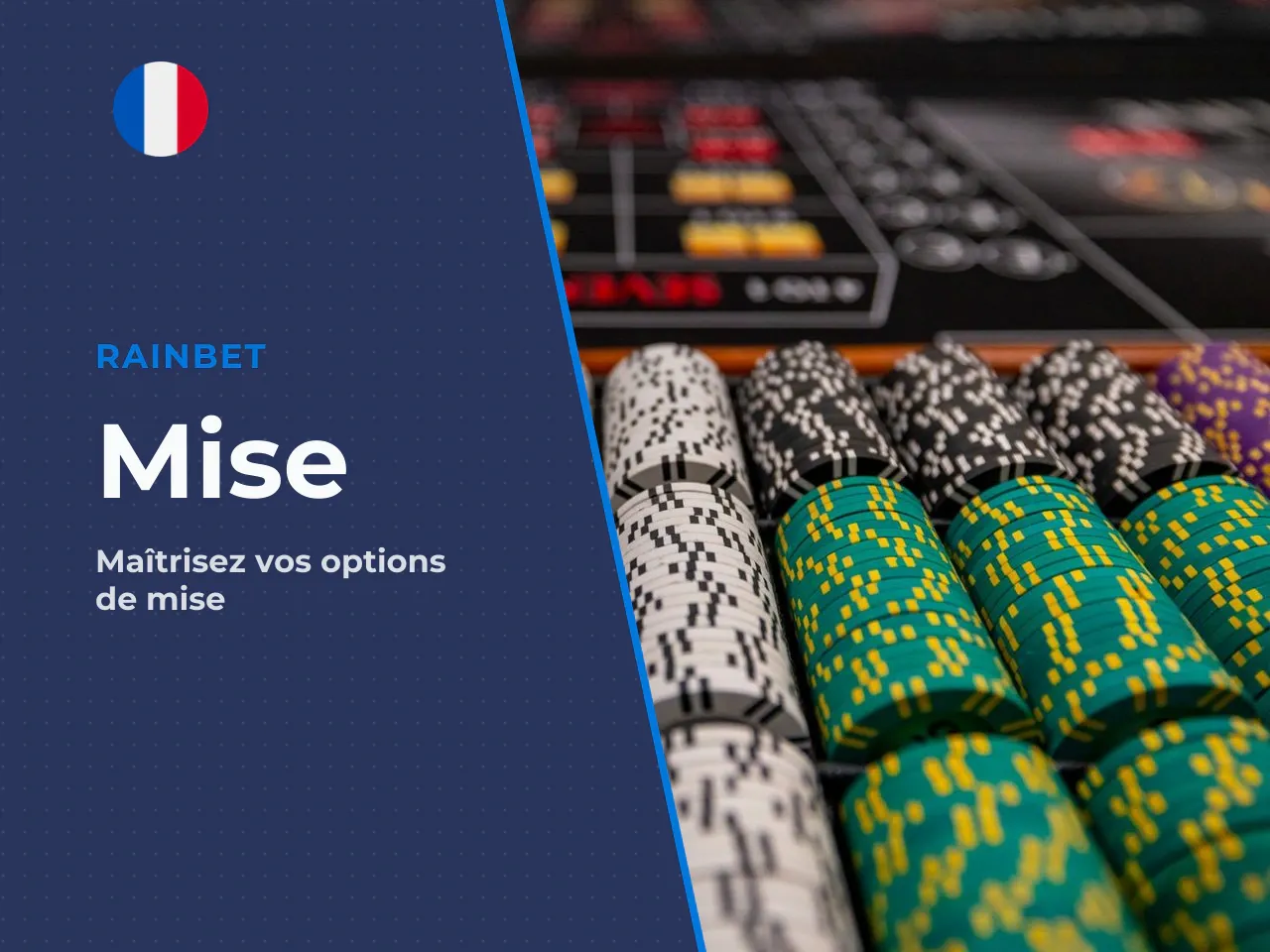 Mise, cashout et réglages automatiques. Le